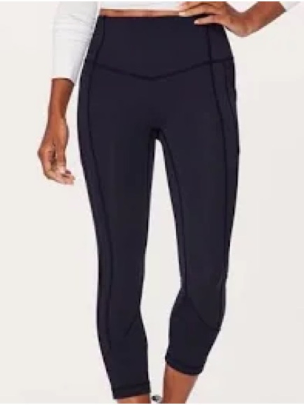 Lululemon All The Right Places Crop II 23" Leggings  4 Black Luxtreme High Rise